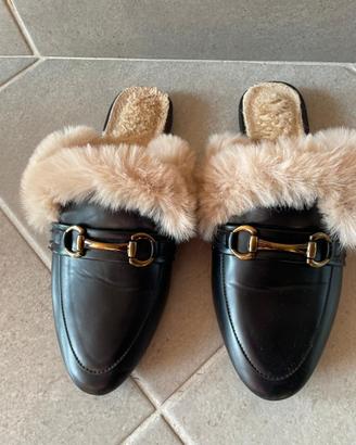 Mules peluche