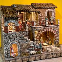 Presepe artigianale, realizzato a mano
