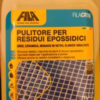 fila pulitore per residui epossidici