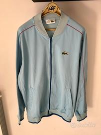 Tuta Completa Chemise Lacoste Celeste Anni 70/80