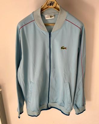 Tuta Completa Chemise Lacoste Celeste Anni 70/80