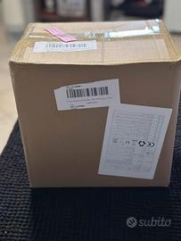 Applique con sfera in vetro bianco attacco E27