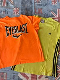 Set 2 t-shirt ragazza Adidas Everlast S