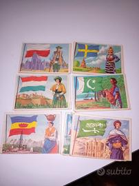 Figurine Nazioni Sidam Completo anni 60