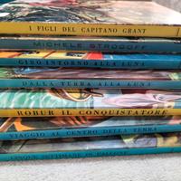 Libri Giulio Verne anni 70