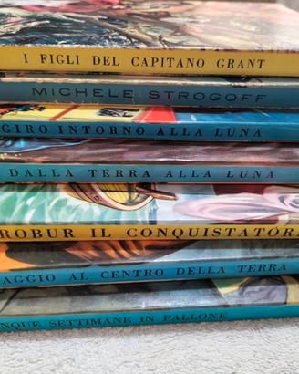 Libri Giulio Verne anni 70