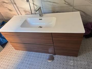 Mobile bagno 12 cm + Lavabo + Rubinerteria
