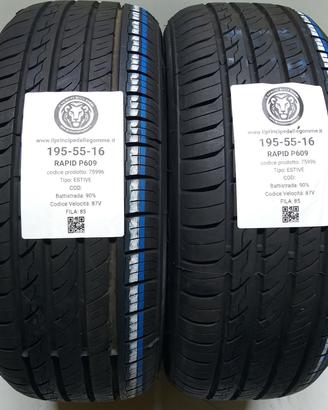 2 GOMME 195 55 16 RAPID A75996