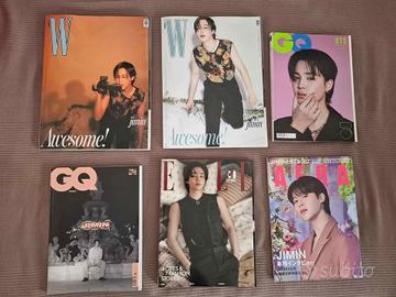 Pacchetto da 6 riviste con Jimin dei BTS