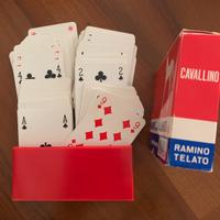 Collezionismo, carte da “Ramino Cavallino“ anni’70