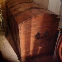 Baule danese antico '800 rovere