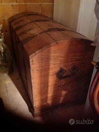 Baule danese antico '800 rovere