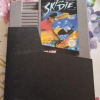 NINTENDO - SKI OR DIE (originale in custodia, anni