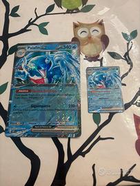 Carte pokèmon grande e piccola di palafin ex