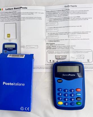 Lettore Bancoposta - Poste Italiane - Blu