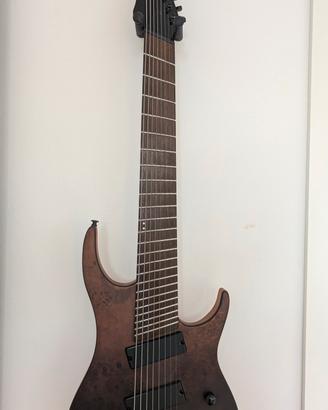 Chitarra 8 corde multiscala G4M 529 Grey Tide Fade