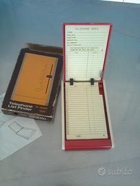 Rubrica telefonica vintage List Finder