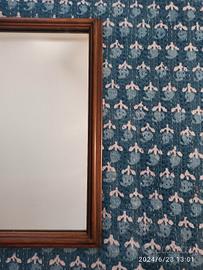 Specchio con cornice in legno 54x74cm