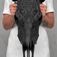 GRANDE ARTICOLO INTARSIATO A MANO KETUPAC