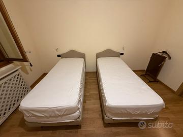2 letti songoli con 2 materassi