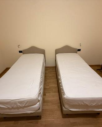 2 letti songoli con 2 materassi