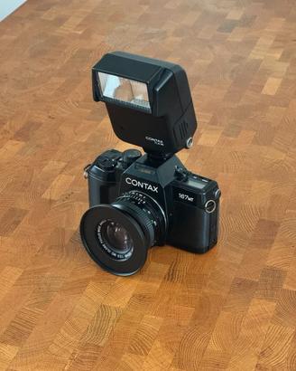 Contax 167 mt con 28mm f2 e flash