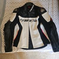 Giubbotto in pelle Dainese Racing 3 taglia 50