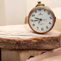 Orologio da tasca Lorus vintage – quarzo – dorato