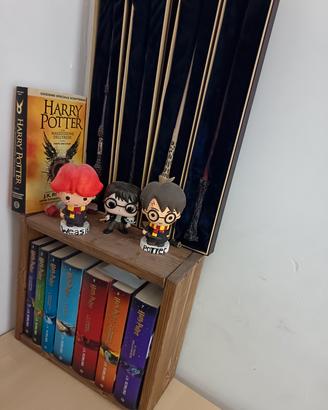 collezione completa Harry Potter, e bacchette 