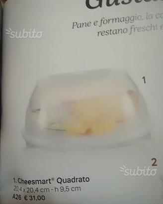 Cheesmart quadrato Tupperware