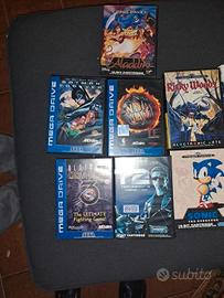 9 giochi sega mega drive 2 + console