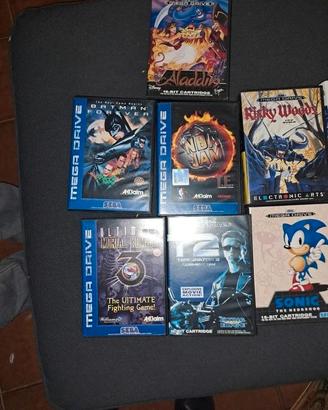 9 giochi sega mega drive 2 + console