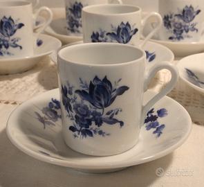 Set da caffè Richard Ginori fiori blu