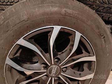 Gomme + cerchi in lega Jeep Renegade 215/65 r16 