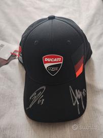 Cappellino nuovo autografato da Marquez e Bagnaia