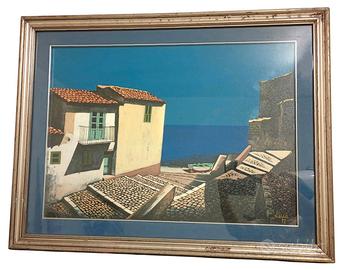 Dipinto Olio su Tela Giuseppe Gallà