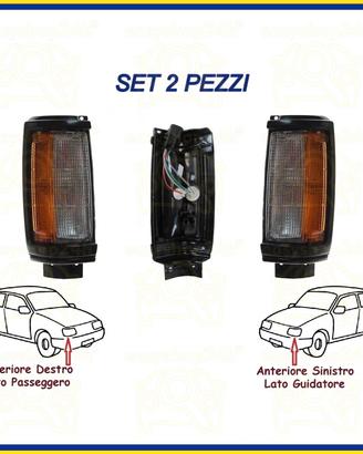 SET 2 FANALE FANALINO FRECCIA ANTERIORE SX DX PER 