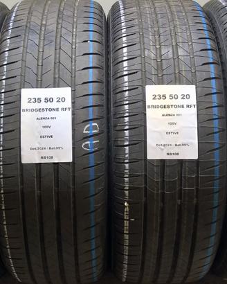 4 GOMME 235 50 20 BRIDGESTONE RFT RB108
