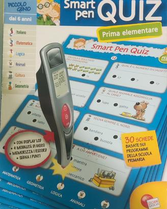 Gioco per bambini prima elementare Smart pen QUIZ 