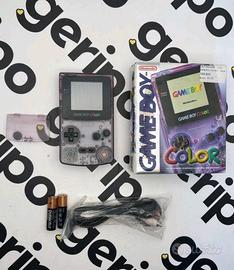 Nintendo Gameboy Color Violetto Con Scatola box 