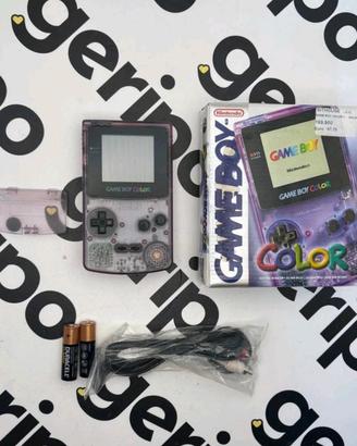 Nintendo Gameboy Color Violetto Con Scatola box 