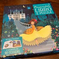 Puzzle Cenerentola con libro Originale Nuovo