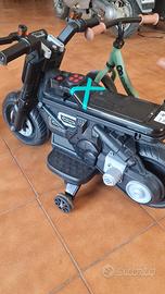 Moto elettrica e balance bicicletta