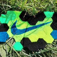 tappeto nike 3D lana fluo