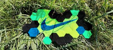 tappeto nike 3D lana fluo