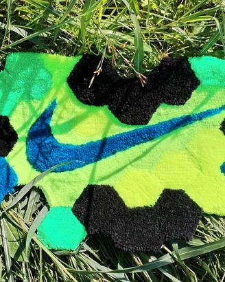 tappeto nike 3D lana fluo