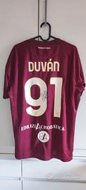 Maglia Torino calcio Zapata Duván autografata