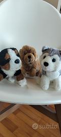 Lotto 3 Peluche Cuccioli 🐶 Inseparabili 