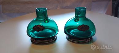 Set di ampolle vetro colorato