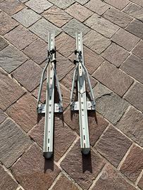 Coppia portabici tetto auto